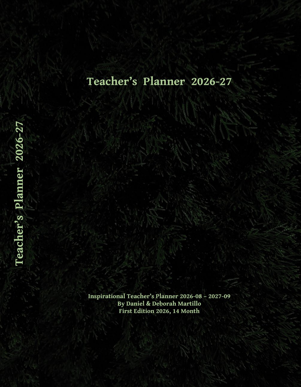 Teacher's Planner 2026-27, 7x10, Hard Cover, 14 Month - Image 2
