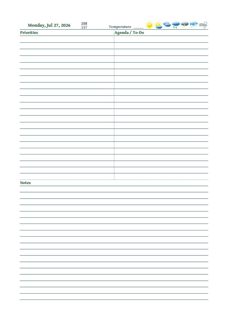 Teacher's Planner 2026-27, 7x10, Hard Cover, 14 Month - Image 9