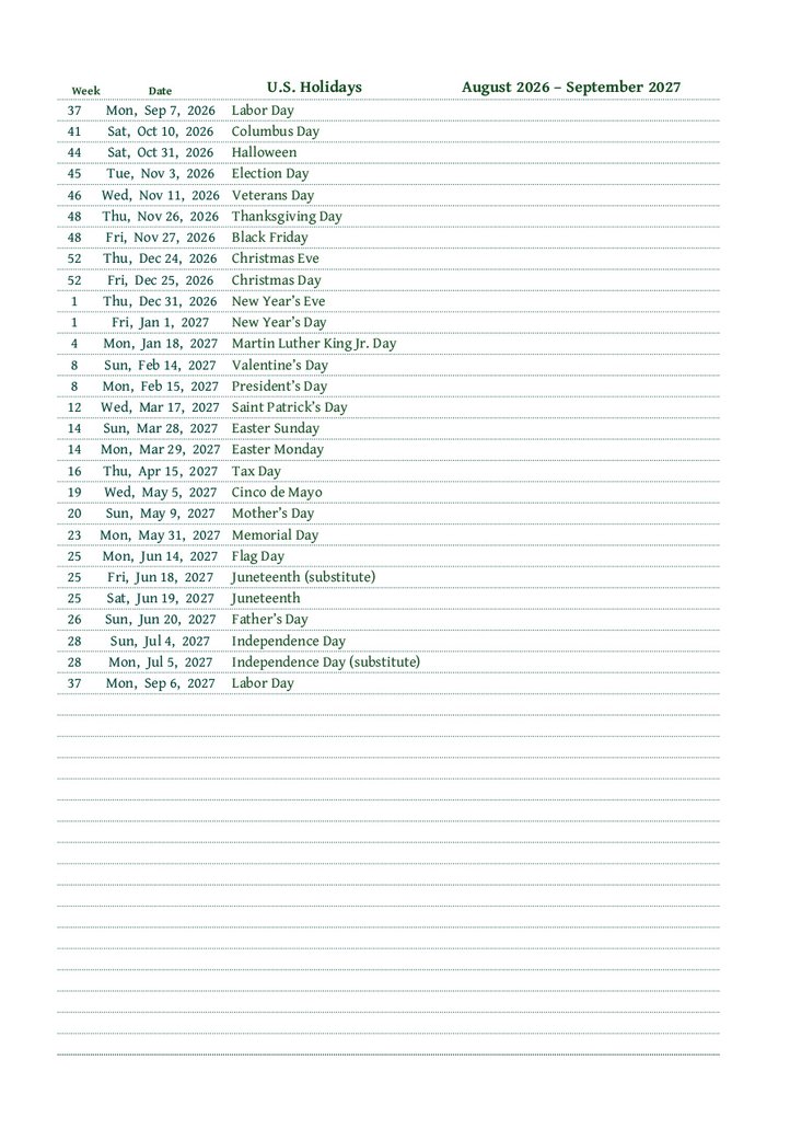 Teacher's Planner 2026-27, 7x10, Hard Cover, 14 Month - Image 7