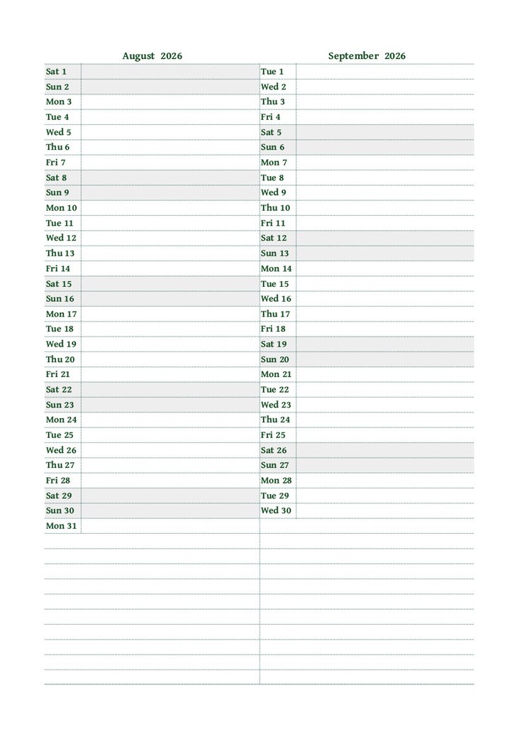 Teacher's Planner 2026-27, 7x10, Hard Cover, 14 Month - Image 6